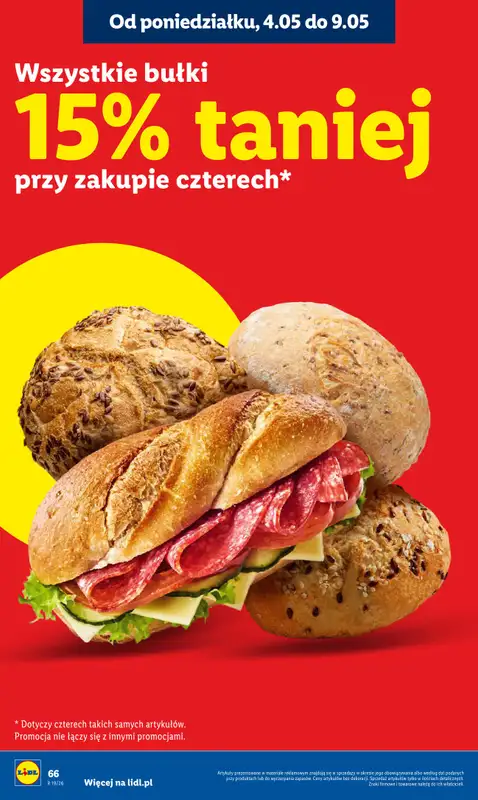 Lidl - gazetka promocyjna Oferta od czwartku od czwartku 07.05 do soboty 09.05 - strona 66