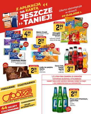 Społem Częstochowa - gazetka promocyjna Plakaty promocyjne od czwartku 07.05 do środy 13.05