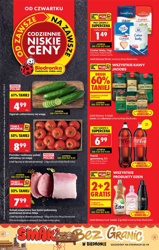 Biedronka - gazetka promocyjna Od czwartku od czwartku 07.05 do środy 13.05