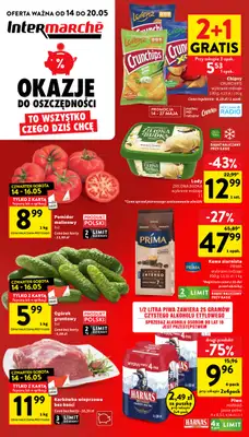 Intermarche - gazetka promocyjna Gazetka od czwartku 14.05 do środy 20.05