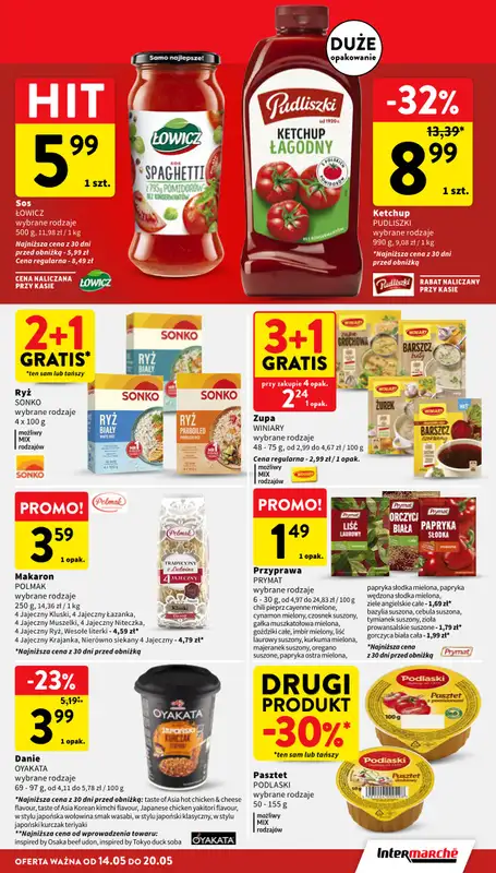 Intermarche - gazetka promocyjna Gazetka od czwartku 14.05 do środy 20.05 - strona 31