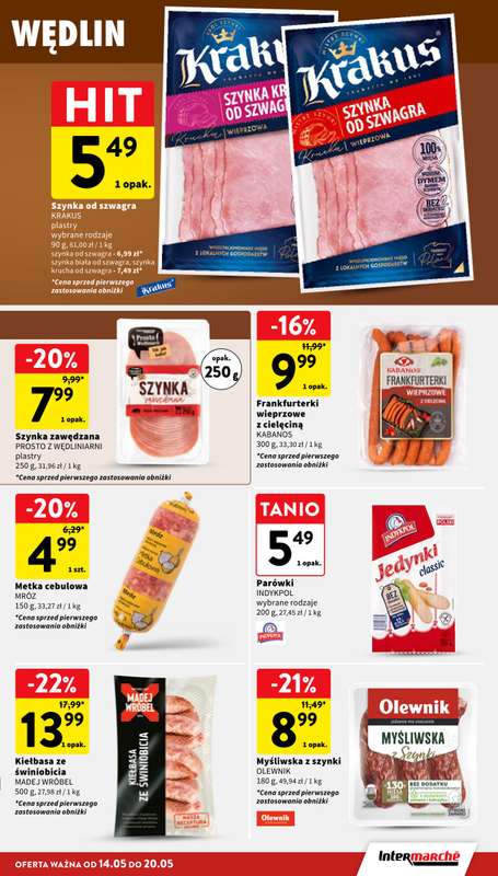 Intermarche - gazetka promocyjna Gazetka od czwartku 14.05 do środy 20.05 - strona 17