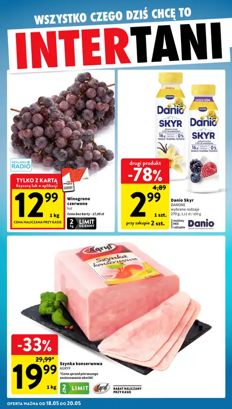 Intermarche - gazetka promocyjna Gazetka od czwartku 14.05 do środy 20.05 - strona 42