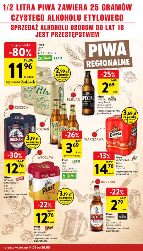Intermarche - gazetka promocyjna Gazetka od czwartku 14.05 do środy 20.05 - strona 32