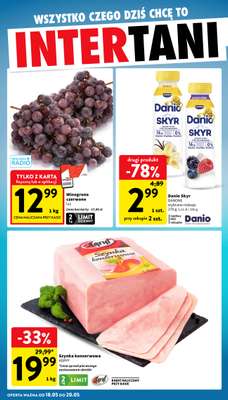 Intermarche - gazetka promocyjna Intertani start tygodnia od poniedziałku 18.05 do środy 20.05 - strona 2