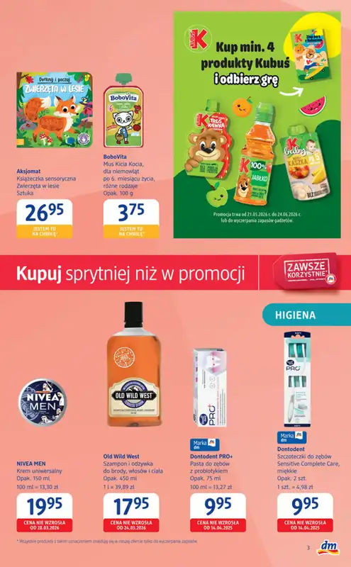 Drogerie DM - gazetka promocyjna Gazetka  do środy 03.06 - strona 3