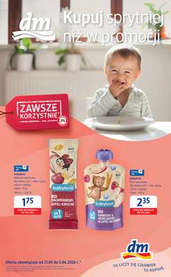 Drogerie DM - gazetka promocyjna Gazetka  do środy 03.06