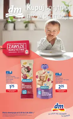 Drogerie DM - gazetka promocyjna Gazetka  do środy 03.06