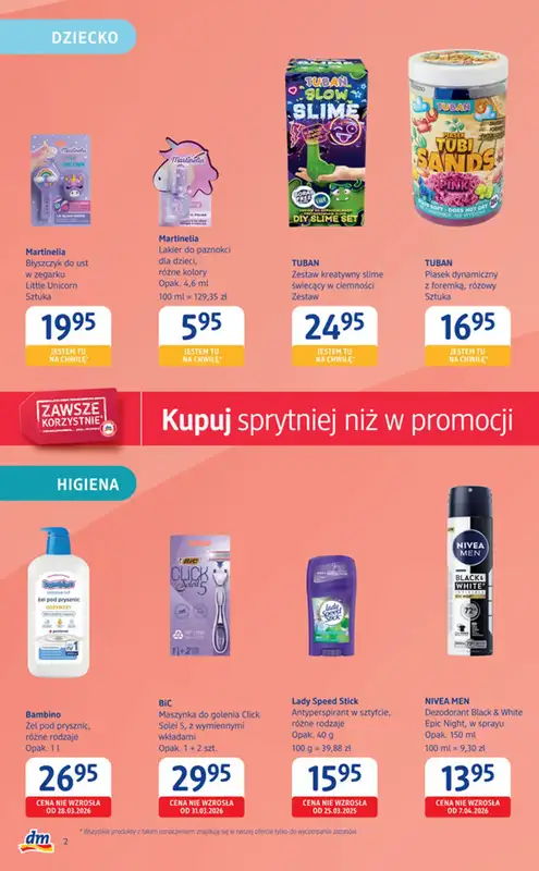 Drogerie DM - gazetka promocyjna Gazetka  do środy 03.06 - strona 2