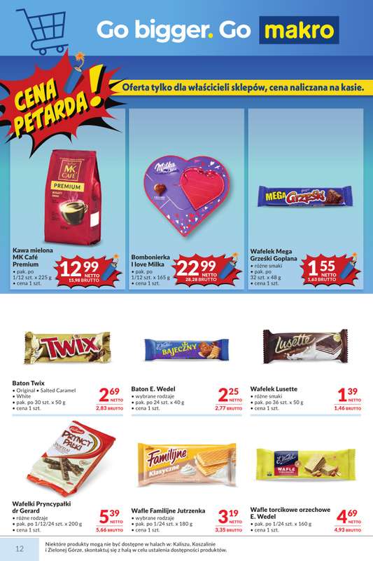 Makro - gazetka promocyjna Mega oferty dla twojego sklepu od wtorku 12.05 do poniedziałku 25.05 - strona 12