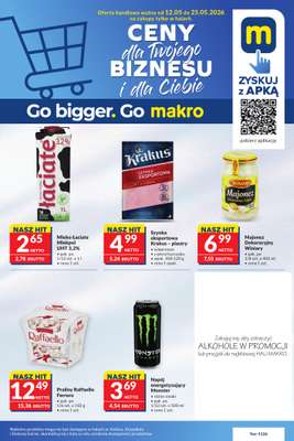 Makro - gazetka promocyjna Mega oferty dla twojego sklepu od wtorku 12.05 do poniedziałku 25.05