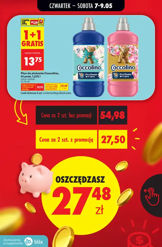 Biedronka - gazetka promocyjna Sprawdź ile oszczędzisz - przeliczamy ceny! od czwartku 07.05 do soboty 09.05 - strona 8