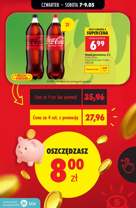 Biedronka - gazetka promocyjna Sprawdź ile oszczędzisz - przeliczamy ceny! od czwartku 07.05 do soboty 09.05 - strona 6