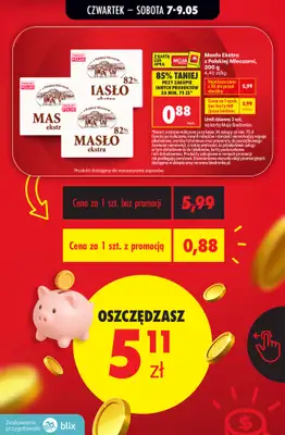 Biedronka - gazetka promocyjna Sprawdź ile oszczędzisz - przeliczamy ceny! od czwartku 07.05 do soboty 09.05 - strona 7