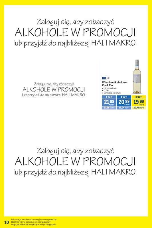 Makro - gazetka promocyjna Kupujesz więcej płacisz mniej od wtorku 12.05 do poniedziałku 08.06 - strona 10