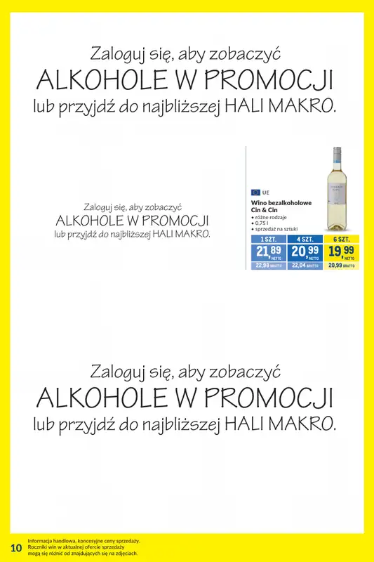 Makro - gazetka promocyjna Kupujesz więcej płacisz mniej od wtorku 12.05 do poniedziałku 08.06 - strona 10