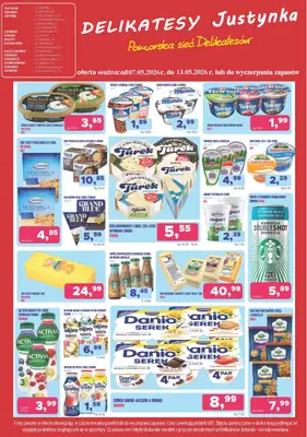 Delikatesy Justynka - gazetka promocyjna Gazetka od czwartku 07.05 do środy 13.05 - strona 2