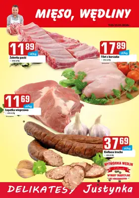Delikatesy Justynka - gazetka promocyjna Plakaty promocyjne od czwartku 07.05 do niedzieli 10.05 - strona 2