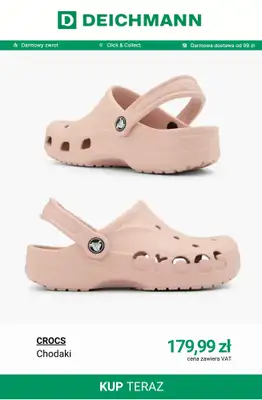 Deichmann - gazetka promocyjna Crocs damskie od czwartku 07.05  - strona 10