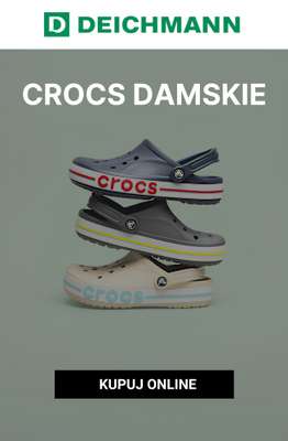 Deichmann - gazetka promocyjna Crocs damskie od czwartku 07.05 