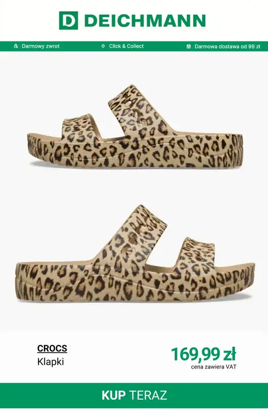 Deichmann - gazetka promocyjna Crocs damskie od czwartku 07.05  - strona 11