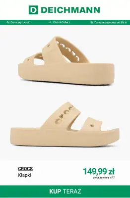 Deichmann - gazetka promocyjna Crocs damskie od czwartku 07.05  - strona 4