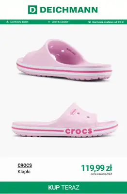 Deichmann - gazetka promocyjna Crocs damskie od czwartku 07.05  - strona 8