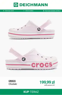 Deichmann - gazetka promocyjna Crocs damskie od czwartku 07.05  - strona 6