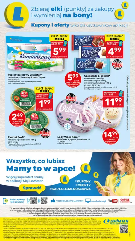 LEWIATAN - gazetka promocyjna Mamy TO w Lewiatanie – woj. lubelskie od czwartku 07.05 do środy 13.05 - strona 8