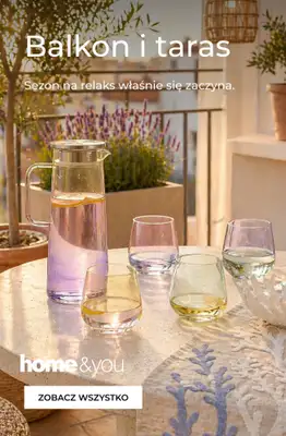 home&you - gazetka promocyjna Balkon i taras od czwartku 07.05 do niedzieli 17.05