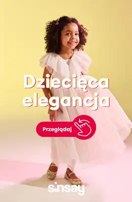 Sinsay - gazetka promocyjna Dziecięca elegancja! od czwartku 07.05 do środy 13.05