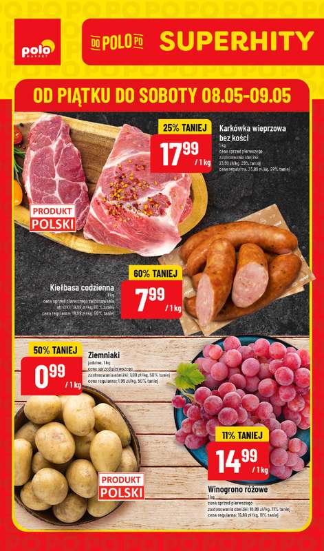 POLOmarket - gazetka promocyjna Super hity na weekend od piątku 08.05 do soboty 09.05