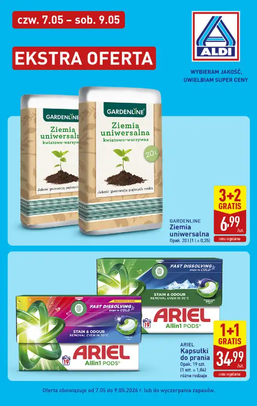 Aldi - gazetka promocyjna Weekend super cen w Aldi! od czwartku 07.05 do soboty 09.05 - strona 5