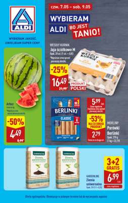 Aldi - gazetka promocyjna Weekend super cen w Aldi! od czwartku 07.05 do soboty 09.05