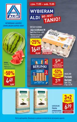 Aldi - gazetka promocyjna Weekend super cen w Aldi! od czwartku 07.05 do soboty 09.05