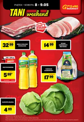 Gram Market - gazetka promocyjna Cały tydzień niskie ceny od piątku 08.05 do środy 13.05 - strona 2