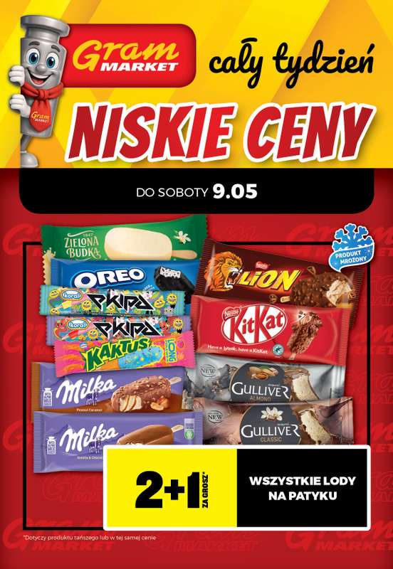 Gram Market - gazetka promocyjna Cały tydzień niskie ceny od piątku 08.05 do środy 13.05