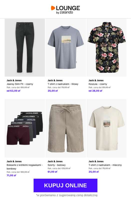 Lounge by Zalando - gazetka promocyjna Do -76% Jack & Jones od czwartku 07.05 do niedzieli 10.05 - strona 2