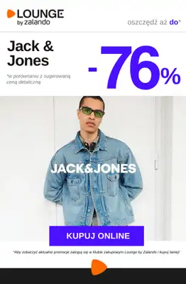 Lounge by Zalando - gazetka promocyjna Do -76% Jack & Jones od czwartku 07.05 do niedzieli 10.05
