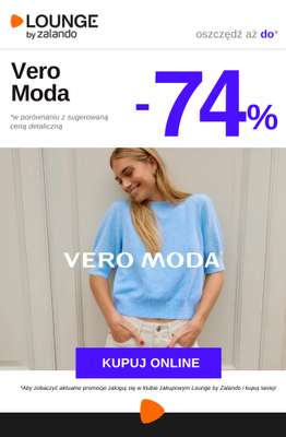 Lounge by Zalando - gazetka promocyjna Do -74% Vero Moda od czwartku 07.05 do niedzieli 10.05