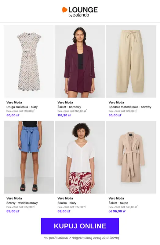 Lounge by Zalando - gazetka promocyjna Do -74% Vero Moda   - strona 3