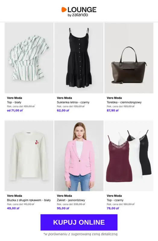 Lounge by Zalando - gazetka promocyjna Do -74% Vero Moda od czwartku 07.05 do niedzieli 10.05 - strona 10