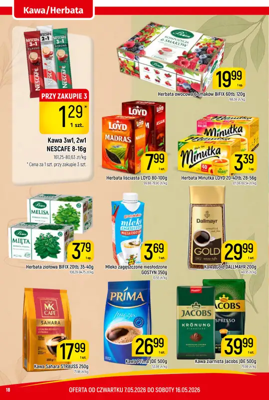 Delikatesy Piotruś Pan - gazetka promocyjna Gazetka od czwartku 07.05 do soboty 16.05 - strona 18
