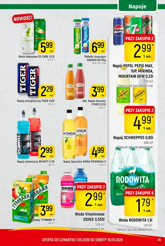 Delikatesy Piotruś Pan - gazetka promocyjna Gazetka od czwartku 07.05 do soboty 16.05 - strona 25
