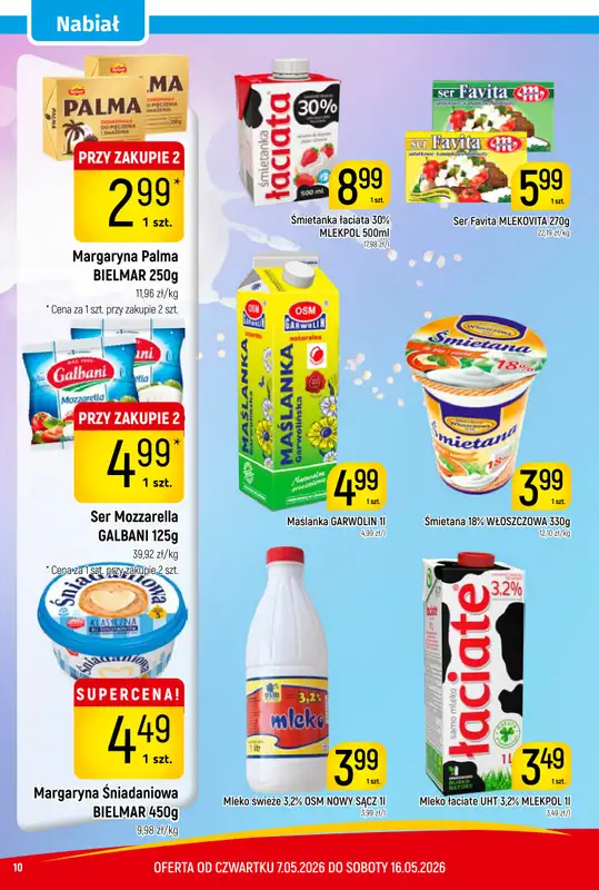 Delikatesy Piotruś Pan - gazetka promocyjna Gazetka od czwartku 07.05 do soboty 16.05 - strona 10