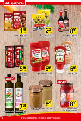 Delikatesy Piotruś Pan - gazetka promocyjna Gazetka od czwartku 07.05 do soboty 16.05 - strona 12