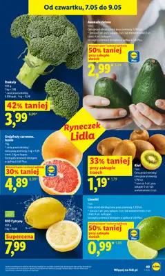 Lidl - gazetka promocyjna Oferta od czwartku od czwartku 07.05 do soboty 09.05 - strona 47
