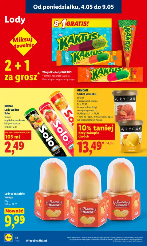 Lidl - gazetka promocyjna Oferta od czwartku od czwartku 07.05 do soboty 09.05 - strona 82