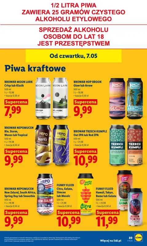 Lidl - gazetka promocyjna Oferta od czwartku od czwartku 07.05 do soboty 09.05 - strona 93