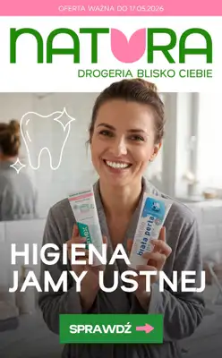 Drogerie Natura - gazetka promocyjna Higiena jamy ustnej - super okazje! od czwartku 07.05 do niedzieli 17.05